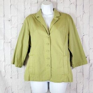 Eileen Fisher Olive Green Blazer